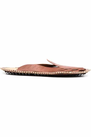 Maison Margiela Slippers con cuciture a contrasto