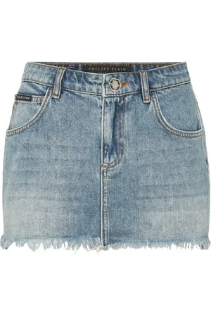Philipp Plein Gonna denim aderente