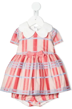 HUCKLEBONES LONDON Abito svasato a righe