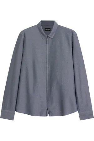 Giorgio Armani Camicia con motivo chevron