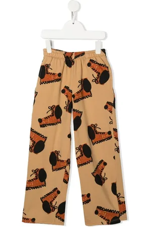 Weekend House Kids Pantaloni dritti con stampa grafica