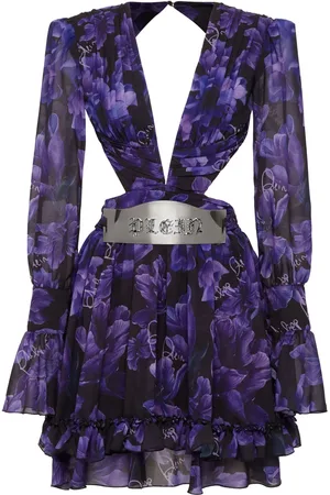 Philipp Plein Abito corto a fiori