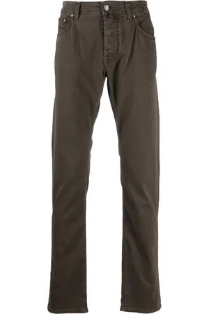 Jacob Cohen Pantaloni dritti con applicazione