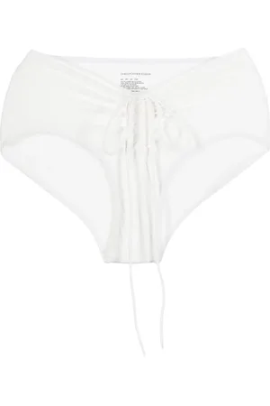 CHRISTOPHER ESBER Slip bikini con coulisse