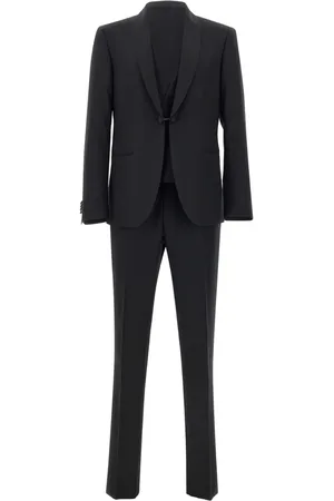corneliani Completo tre pezzi con finiture in raso