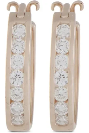 LB Exclusive Orecchini in oro 14 carati con diamanti
