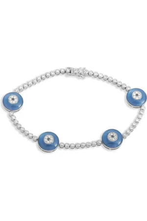LB Exclusive Bracciale Eye in oro bianco 18 carati con diamanti