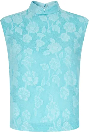 SHANGHAI TANG Top con effetto jacquard