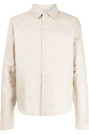OFF-WHITE Camicia con logo jacquard