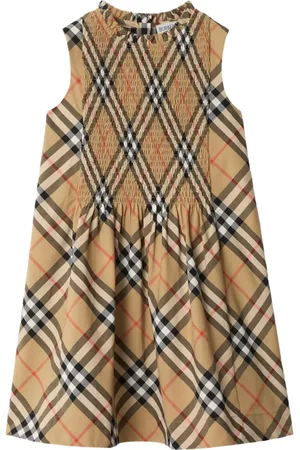 Burberry Abito a quadri in popeline