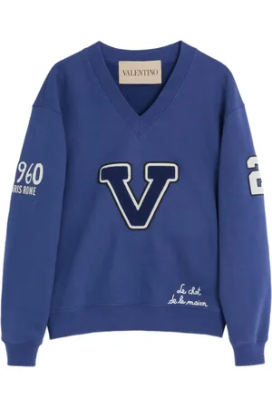 VALENTINO GARAVANI Felpa in cotone con ricamo