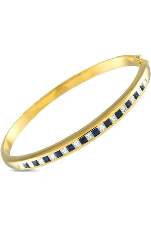 LB Exclusive Bracciale in giallo 18 carati, zaffiri e diamanti