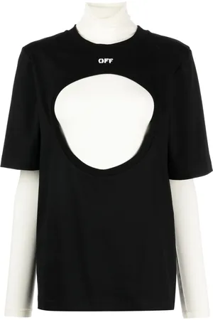 OFF-WHITE T-shirt Meteor con design a strati