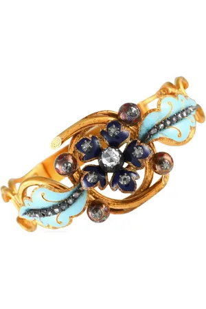 LB Exclusive Bracciale Victorian in giallo 18 carati con diamanti