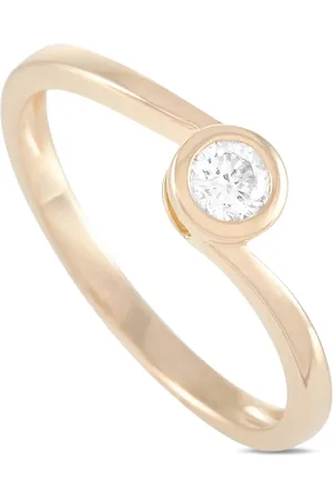 LB Exclusive Anello in oro 14 carati con diamanti