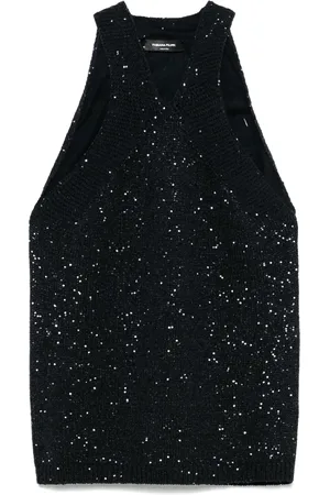 Fabiana Filippi Top con paillettes