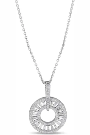 LB Exclusive Collana in oro bianco 18 carati con diamanti