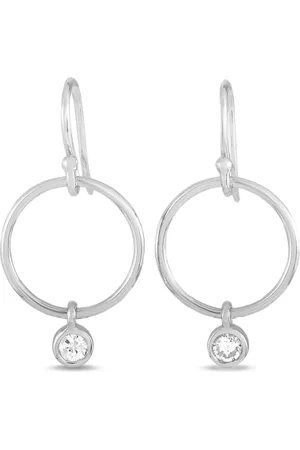 LB Exclusive Orecchini in oro bianco 14 carati con diamanti