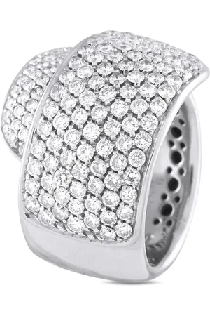 Damiani Anello in oro bianco 18 carati con diamanti