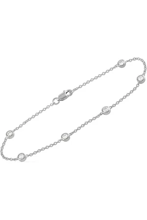 LB Exclusive Bracciale in oro bianco 14 carati con diamanti
