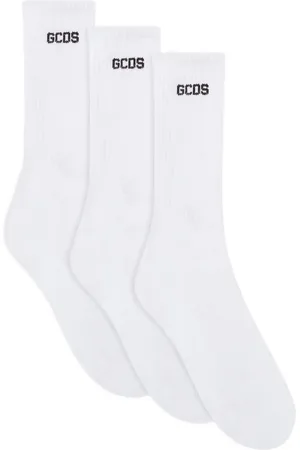 GCDS Set di 3 paia di calzini con logo