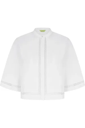 SHANGHAI TANG Camicia in cotone con colletto alla francese