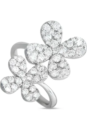 LB Exclusive Anello in oro bianco 18kt con diamanti Pre-owned