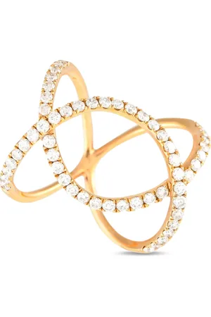 LB Exclusive Anello in giallo 18kt con diamanti