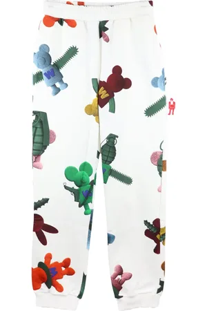 WALTER VAN BEIRENDONCK Pantaloni sportivi con stampa