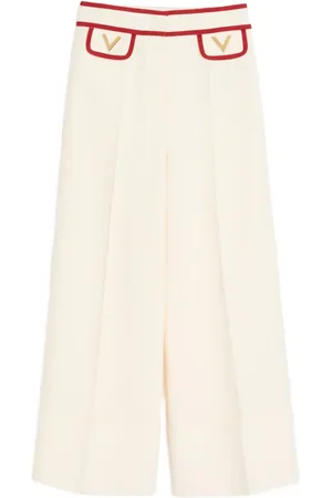 VALENTINO GARAVANI Pantaloni in Crepe Couture