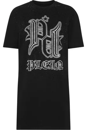 Philipp Plein Abito modello T-shirt con logo
