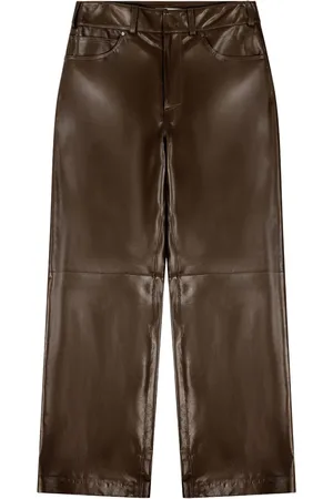 Entire Studios Pantaloni dritti in pelle