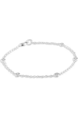 LB Exclusive Bracciale in oro bianco 14 carati con diamanti
