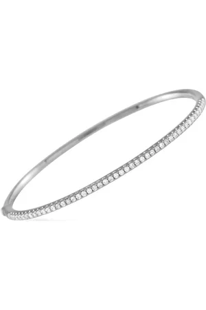 LB Exclusive Bracciale Half-Eternity in oro bianco 18 carati con diamanti