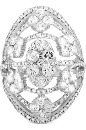 LB Exclusive Anello in oro bianco 18 carati con diamanti