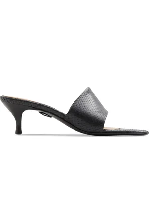 Filippa K Sandali con effetto pelle di serpente