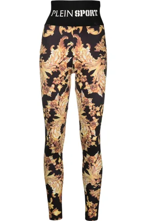Philipp Plein Leggings Barocco con stampa