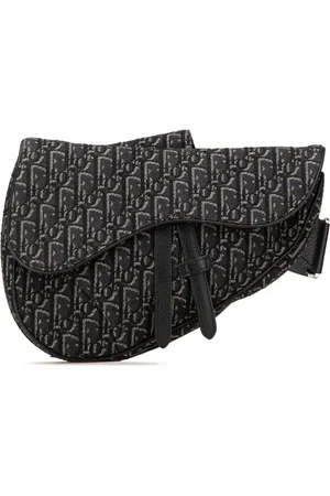 Dior Borsa a tracolla Saddle in tela con motivo Oblique 2019