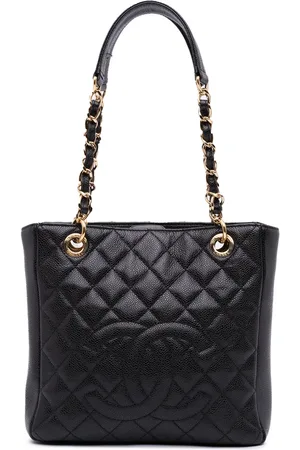 CHANEL Borsa a spalla Petite Shopping Tote in pelle Caviar 2011