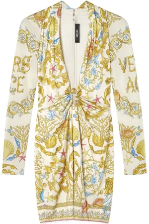 VERSACE Abito corto Underwater Barocco