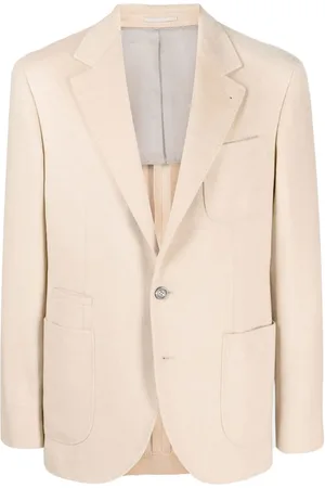 Brunello Cucinelli Blazer monopetto con capelli