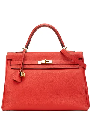Hermès Borsa a tracolla Kelly II Retourne 35 in pelle Togo 2012