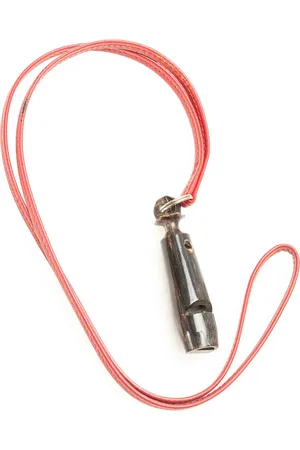 Hermès Collana con pendente Whistle in pelle e legno 2000-2024
