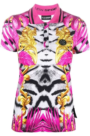 Philipp Plein Polo con stampa grafica