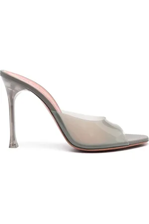 Amina Muaddi Mules Alexa Glass 105mm