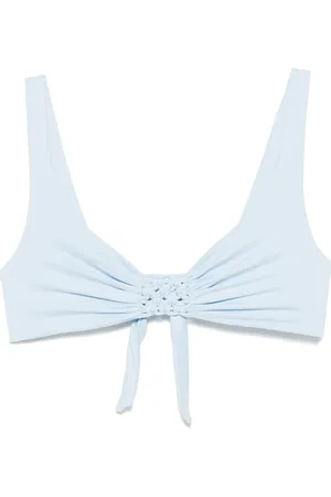FISICO Top bikini con dettaglio macramé