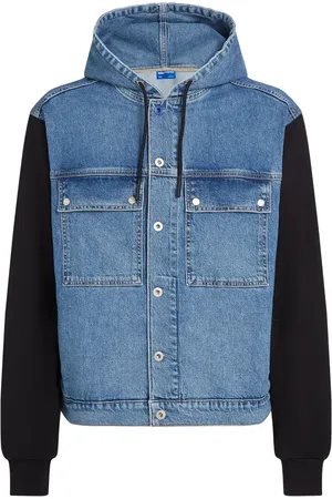 Karl Lagerfeld Giacca denim con cappuccio