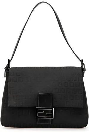 Fendi Borsa a spalla Mamma Forever in tela con motivo Zucchino 2000-2010