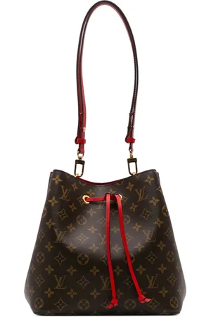 LOUIS VUITTON Borsa a secchiello N??oNo?? MM Braided con monogramma 2020