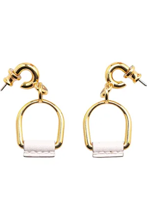 Hermès Orecchini pendenti Heritage Equestre placcati con chiusura a pressione 2010-2024
